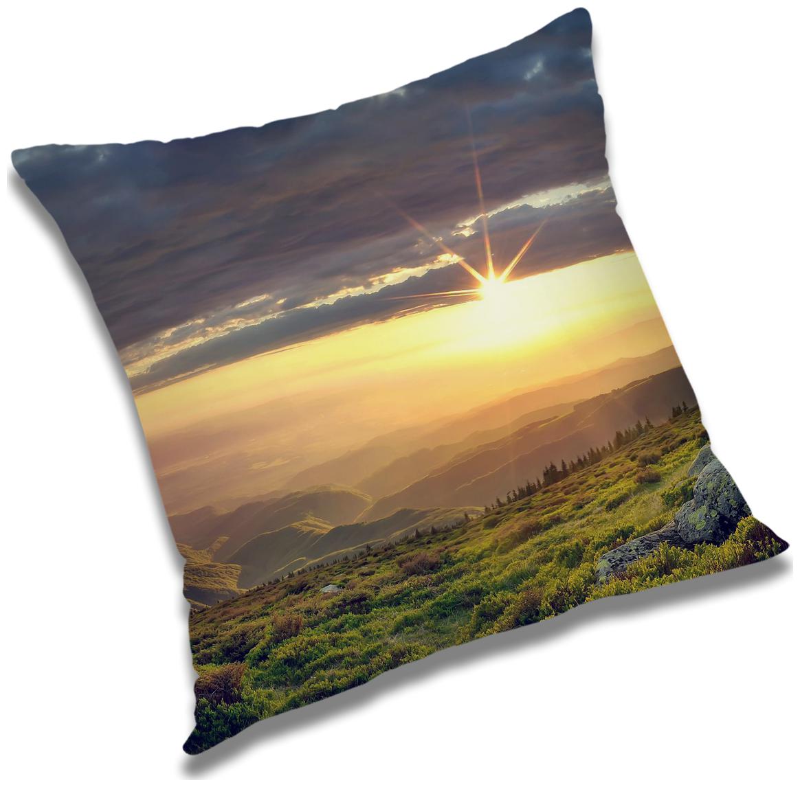 

RADANYA Printed Cushion Cover with Filler Set 16x16 inch