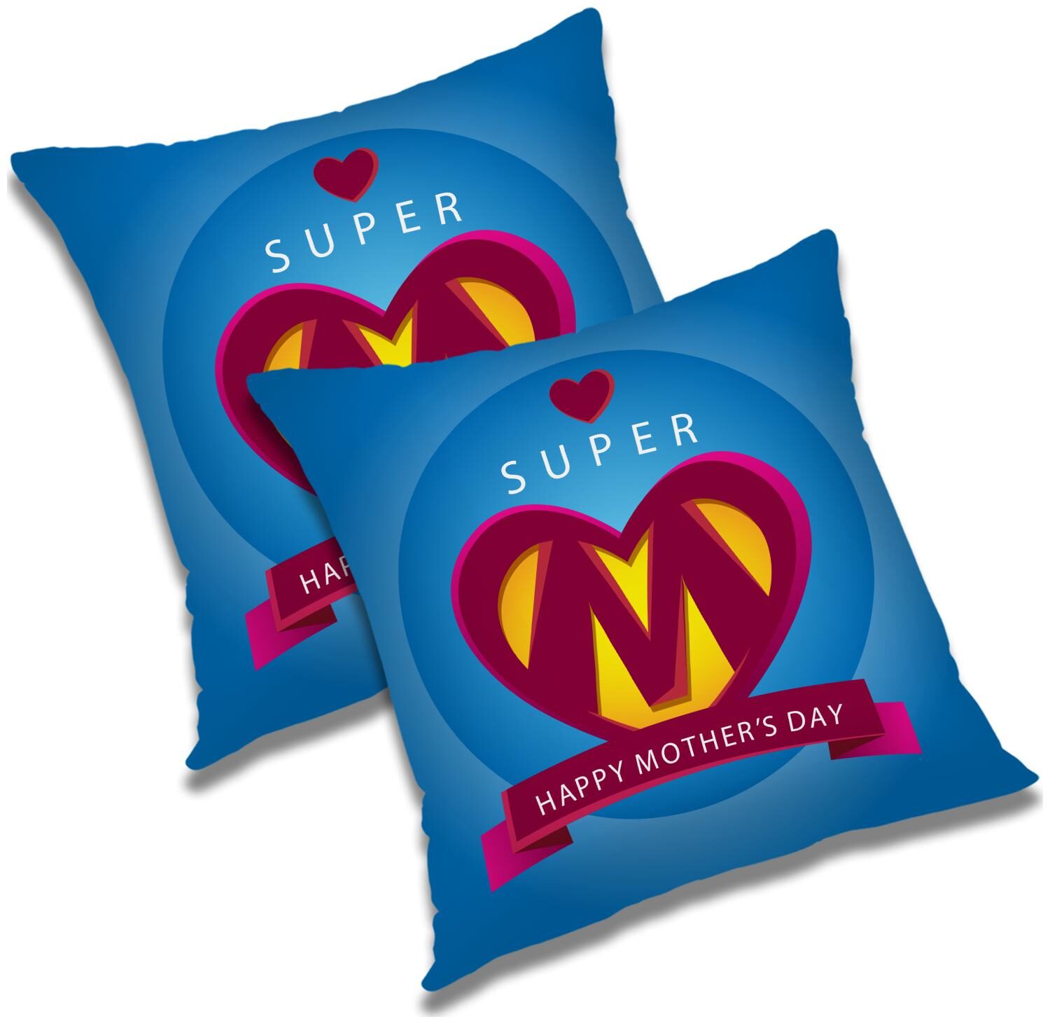 

RADANYA Printed Cushion Cover with Filler (Set of 2) 20x20 inch