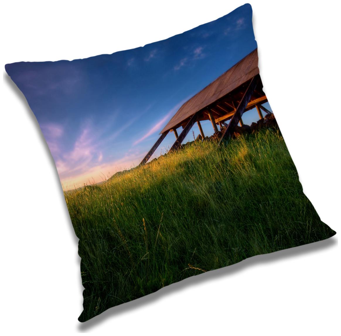 

RADANYA Printed Cushion Cover with Filler Set 18x18 inch