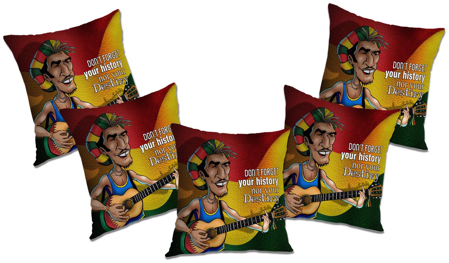 

RADANYA Printed Cushion Cover (Set of 5) 24x24 inch
