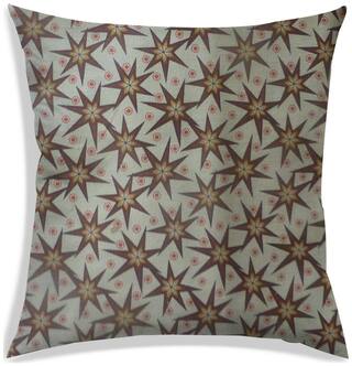 RADANYA Printed Polyester Grey Cushion Cover ( Large , Pack of 1 )