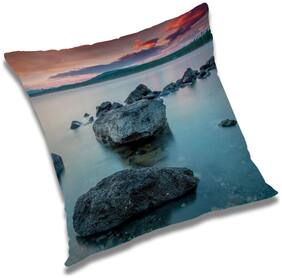 RADANYA Printed Cushion Cover with Filler Set 16x16 inch