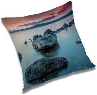 RADANYA Printed Cushion Cover with Filler Set 16x16 inch