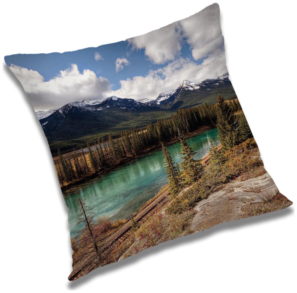 

RADANYA Printed Cushion Cover with Filler Set 16x16 inch
