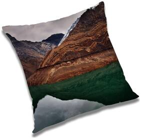 RADANYA Printed Cushion Cover with Filler Set 16x16 inch