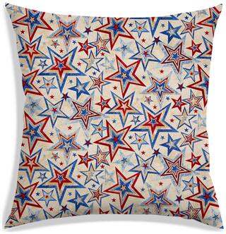 RADANYA Printed Polyester Beige Cushion Cover ( Large , Pack of 1 )