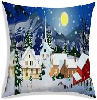 RADANYA Printed Cushion Cover 12x12 inch