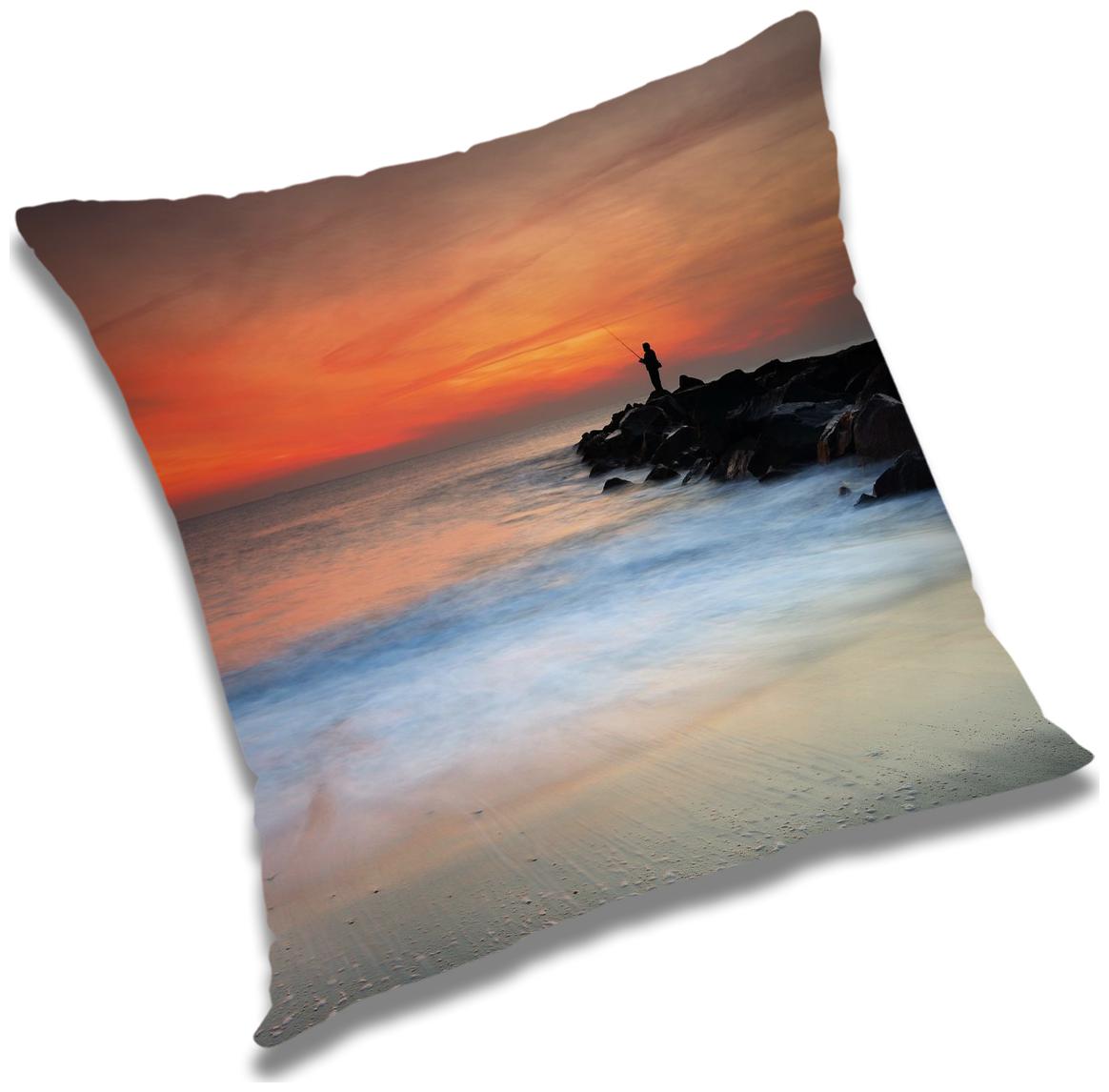 

RADANYA Printed Cushion Cover with Filler Set 12X12 inch