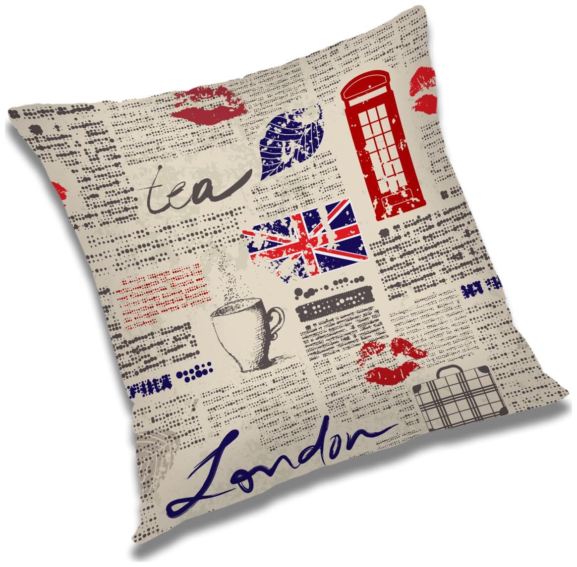 

RADANYA Printed Polyester Beige Cushion Cover ( Small Pack of 1 )