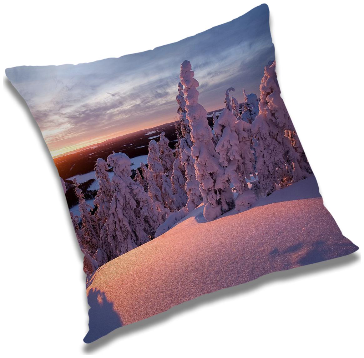 

RADANYA Printed Cushion Cover with Filler Set 12x12 inch