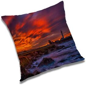 RADANYA Printed Cushion Cover with Filler Set 18x18 inch