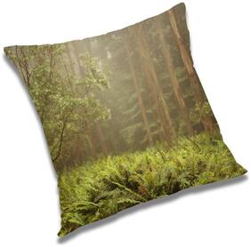 RADANYA Printed Cushion Cover with Filler Set 18x18 inch