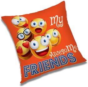 RADANYA Printed Cushion Cover with Filler Set 20x20 inch