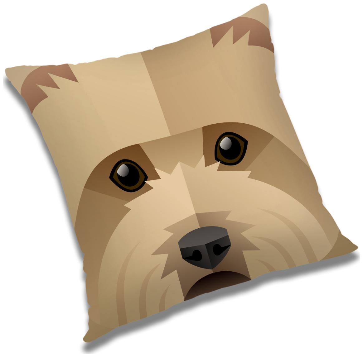 

RADANYA Printed Polyester Beige Cushion Cover ( Extra large Pack of 1 )