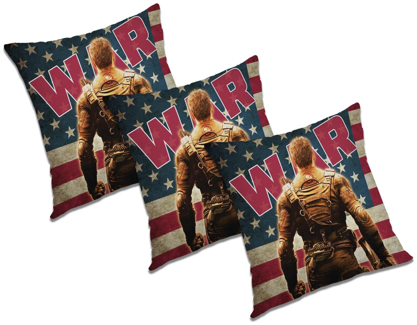 

RADANYA Printed Cushion Cover (Set of 3) 18x18 inch