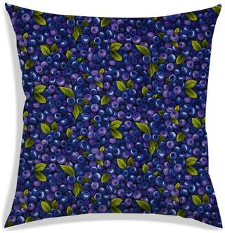 RADANYA Printed Polyester Blue Cushion Cover ( Extra large , Pack of 1 )