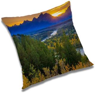 RADANYA Printed Cushion Cover with Filler Set 20x20 inch