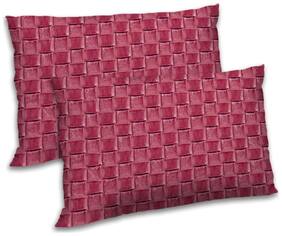 RADANYA Polyester Printed Pillow Covers ( Pack of 2 , Purple )