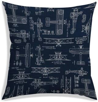 RADANYA Printed Polyester Black Cushion Cover ( Regular , Pack of 1 )