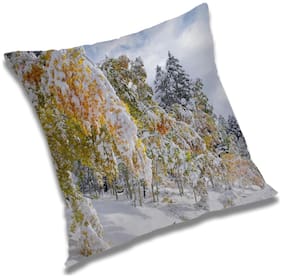 RADANYA Printed Cushion Cover with Filler Set 12x12 inch