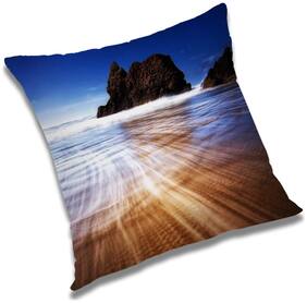 RADANYA Printed Cushion Cover with Filler Set 18x18 inch