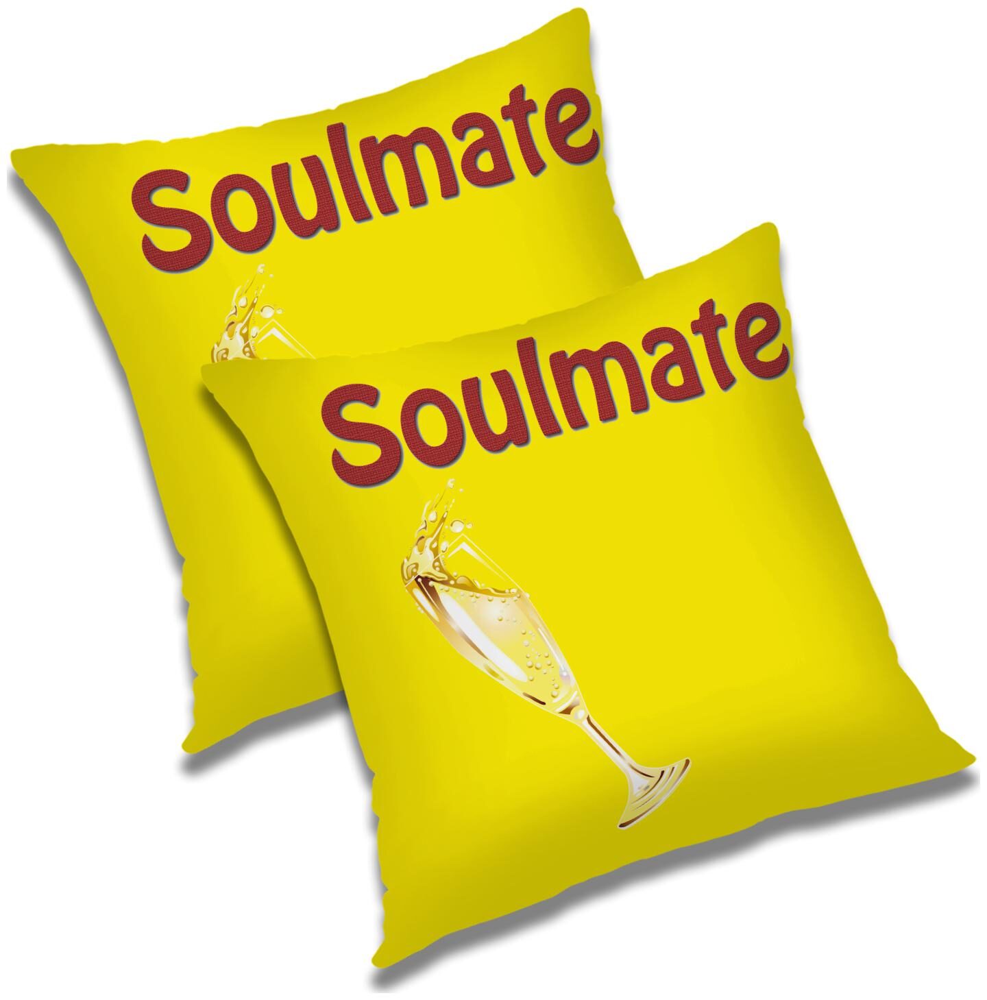 

RADANYA Printed Polyester Yellow Cushion Cover ( Large Pack of 2 )