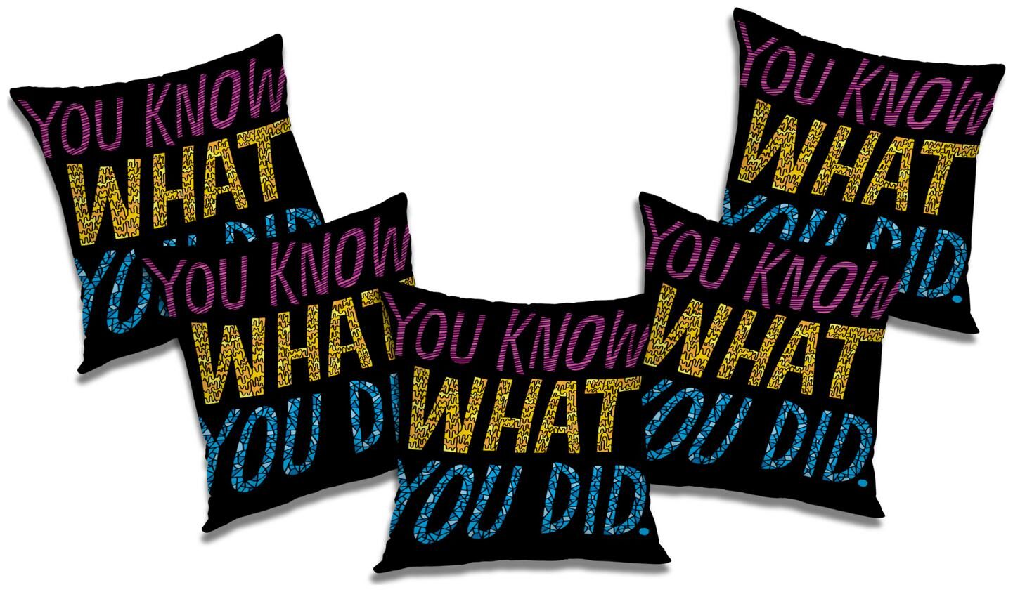 

RADANYA Printed Cushion Cover (Set of 5) 24x24 inch