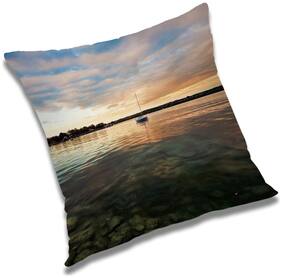 RADANYA Printed Cushion Cover with Filler Set 18x18 inch