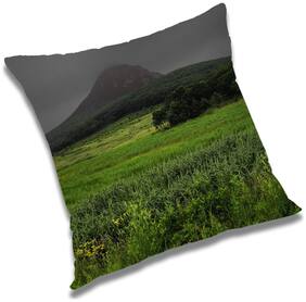RADANYA Printed Cushion Cover with Filler Set 18x18 inch