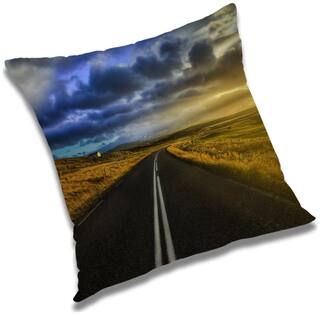 RADANYA Printed Cushion Cover with Filler Set 24x24 inch