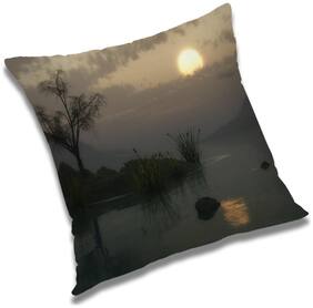 RADANYA Printed Cushion Cover with Filler Set 16x16 inch