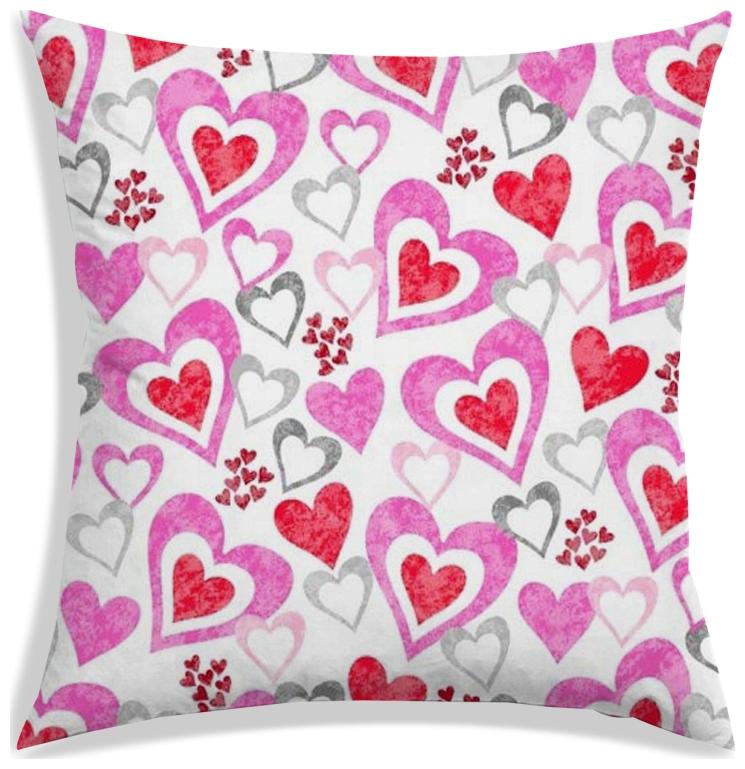 

RADANYA Printed Polyester White Cushion Cover ( Large Pack of 1 )
