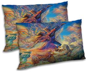 RADANYA Polyester Printed Pillow Covers ( Pack of 2 , Multi )