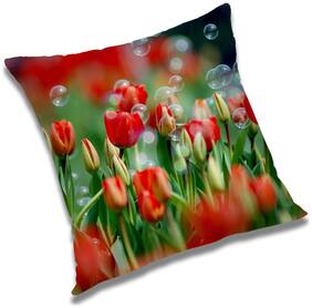 RADANYA Printed Cushion Cover with Filler Set 24x24 inch