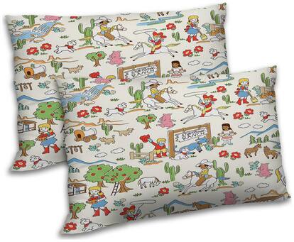 RADANYA Printed Accent Cusion Set of 2 - 12x18 inch