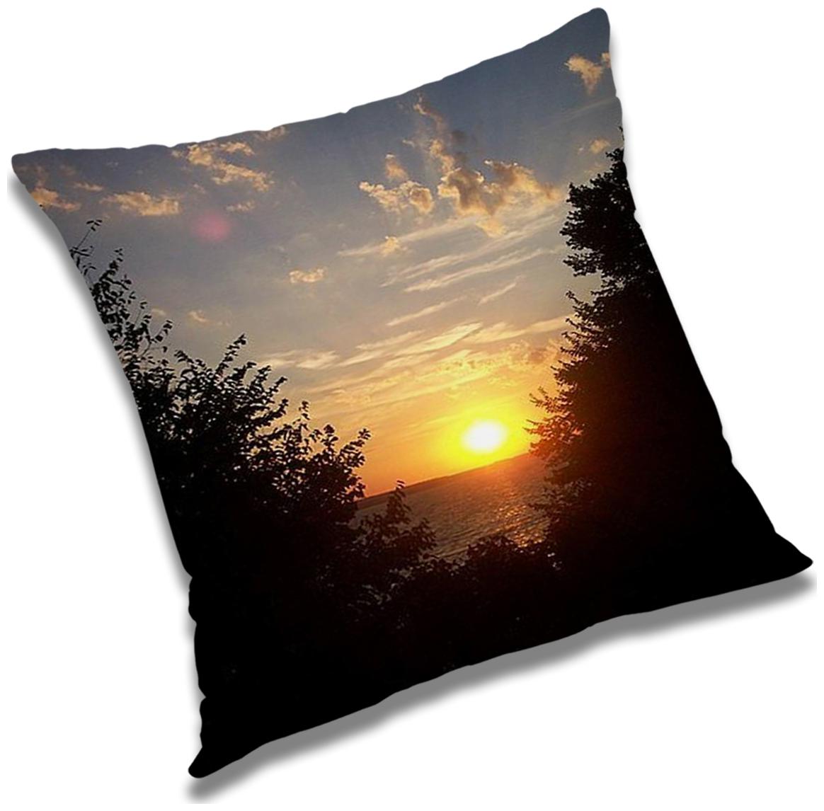 

RADANYA Printed Cushion Cover with Filler Set 16x16 inch