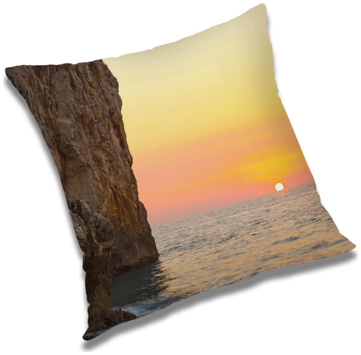 

RADANYA Printed Cushion Cover with Filler Set 18x18 inch