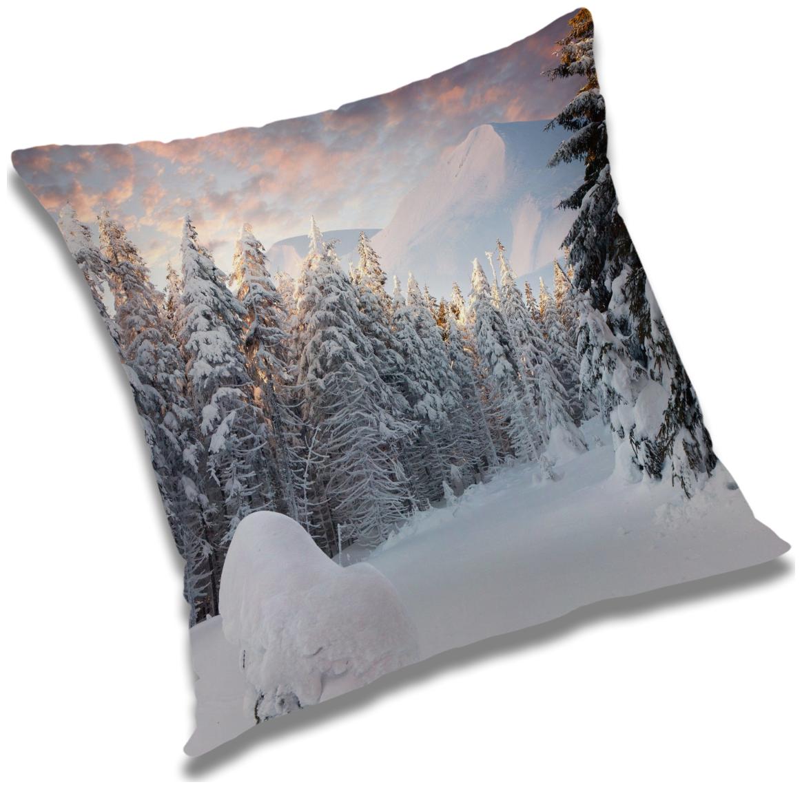 

RADANYA Printed Cushion Cover with Filler Set 12x12 inch