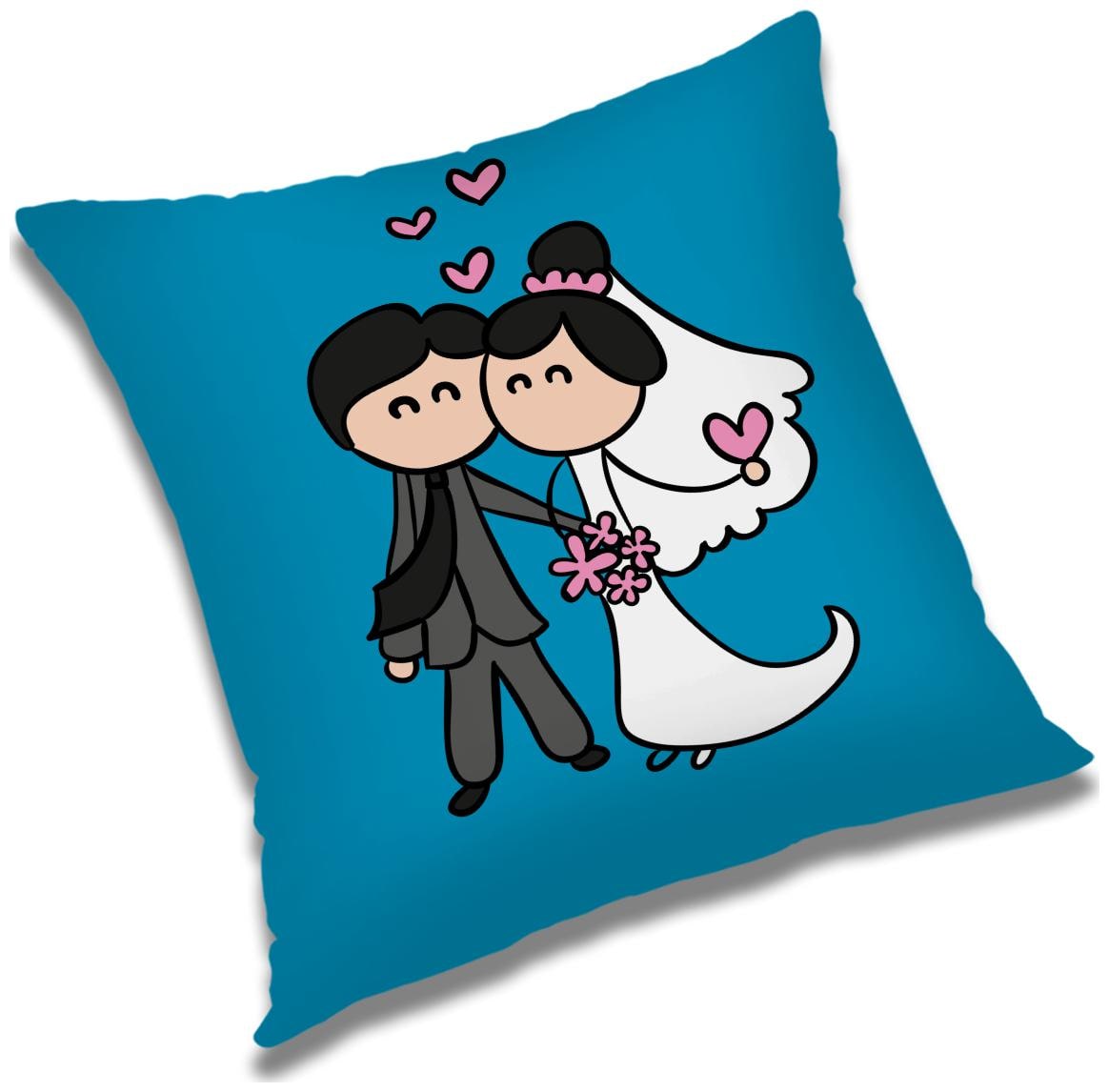 

RADANYA Printed Cushion Cover with Filler Set 16x16 inch