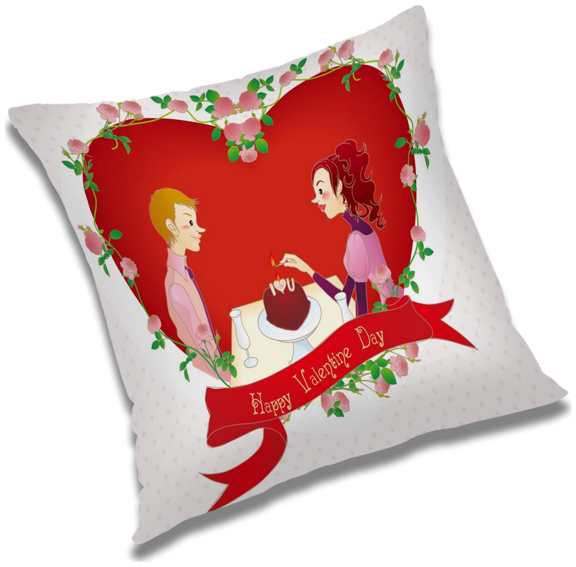 

RADANYA Printed Cushion Cover with Filler Set 24x24 inch