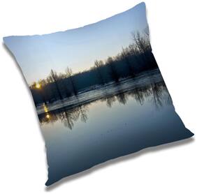 RADANYA Printed Cushion Cover with Filler Set 24x24 inch