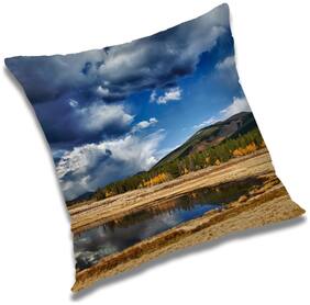 RADANYA Printed Cushion Cover with Filler Set 18x18 inch