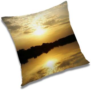 RADANYA Printed Cushion Cover with Filler Set 18x18 inch