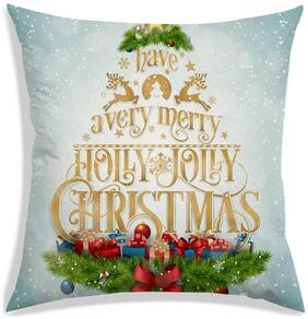 RADANYA Printed Polyester Grey Cushion Cover ( Small , Pack of 1 )