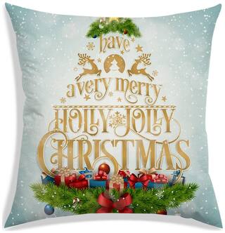 RADANYA Printed Polyester Grey Cushion Cover ( Small , Pack of 1 )