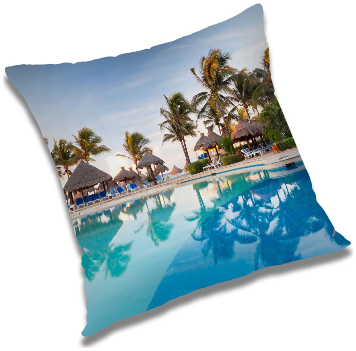 

RADANYA Printed Cushion Cover with Filler Set 12x12 inch