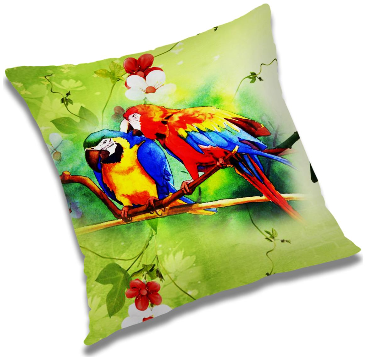 

RADANYA Printed Cushion Cover with Filler Set 16x16 inch