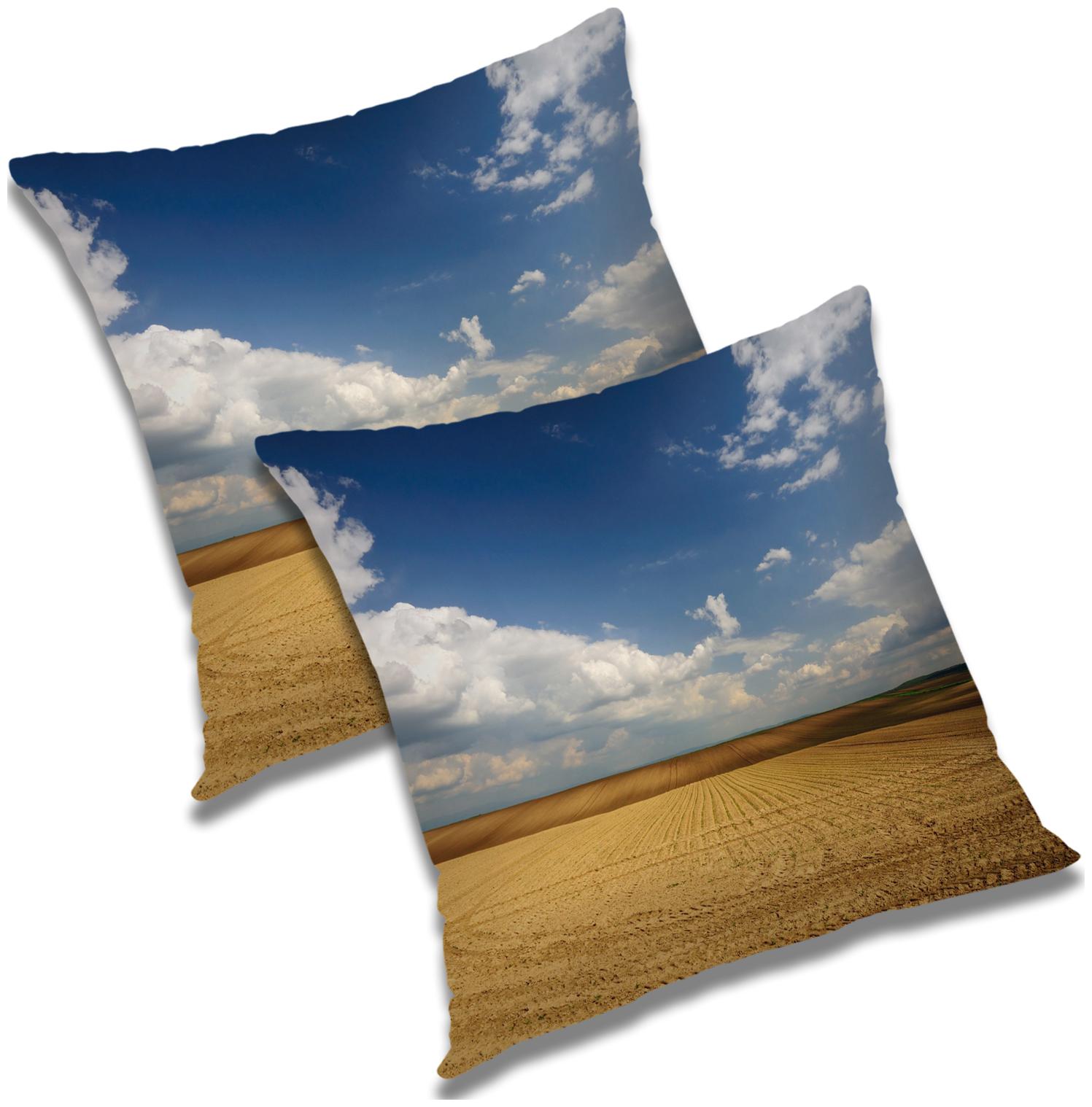 

RADANYA Printed Cushion Cover with Filler Set 20x20 inch