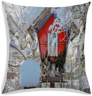 RADANYA Printed Cushion Cover 12x12 inch