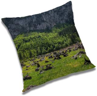 RADANYA Printed Cushion Cover with Filler Set 20x20 inch